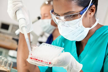 Photo of Doctor Doing Labs